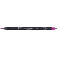 Tombow Doppelfasermaler, ABT DUAL BRUSH PEN, deep magenta – Bild 2