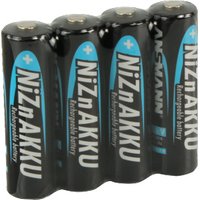 ANSMANN Nickel-Zink-Akku, Mignon AA, 1.500 mAh, 4er Shrink – Bild 2