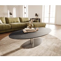 DELIFE Edge Couchtisch Oval 140x80 cm