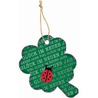 CACTUS Neujahrs-Geschenkanhänger, Kleeblatt