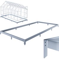 Gardebruk Stahlfundament für Gewächshaus 380x190x12cm verzinkt – Bild 2