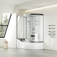 Home Deluxe 4260255471512 Duschkabine Weiß