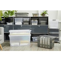 keeeper Aufbewahrungsbox, cornelia, 83 Liter, transparent