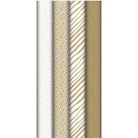 Clairefontaine Geschenkpapier, Kraft weiß/braun, im Display