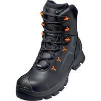 uvex 2 VIBRAM Winterschnürstiefel S3, schwarz/orange, Gr. 48