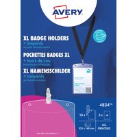 AVERY Namensschilder-Tasche mit Textilband, 105 x 148 mm