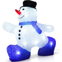 Deuba LED Acryl Figur Weihnachten Schneemann M