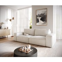 DELIFE Lanzo Big-Sofa Creme-Weiß – Bild 2