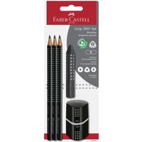 FABER-CASTELL Bleistift GRIP 2001 Set, schwarz, Blister – Bild 2