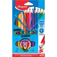 Maped Dreikant-Buntstift JUMBO COLOR, PEPS STRONG, 12er Etui