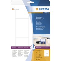 HERMA Disketten-Etiketten 3,5, SPECIAL, 70 x 67,7 mm, weiß