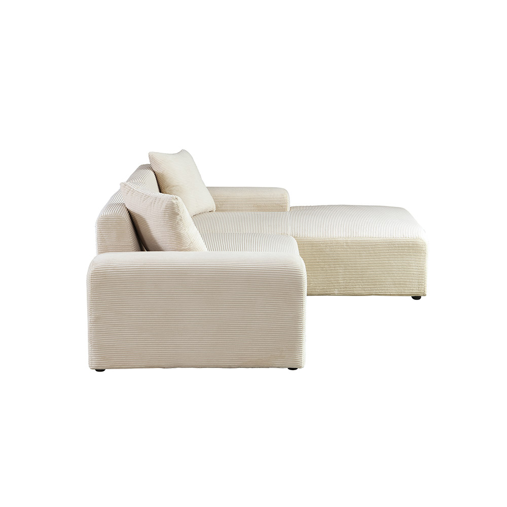 Home Deluxe 4058166434104 Ecksofa Beige – Bild 3
