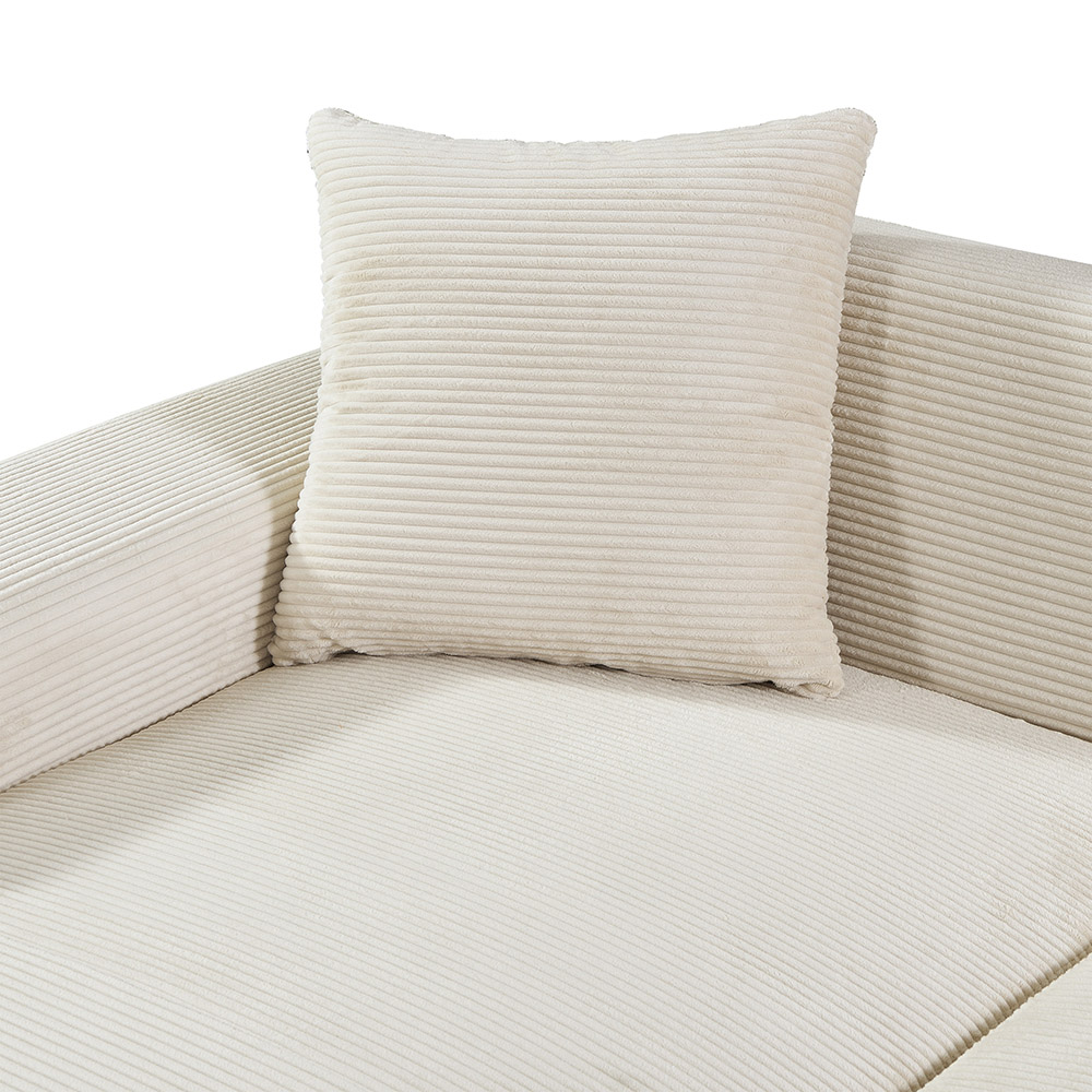 Home Deluxe 4058166434104 Ecksofa Beige – Bild 4