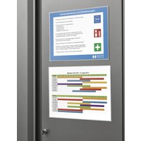 magnetoplan Magnet-Tasche magnetofix, A3 quer, transparent – Bild 2