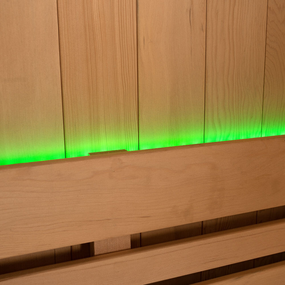 Traditionelle Sauna OMAHA - 180 x 150 cm für 4 Personen – Bild 5