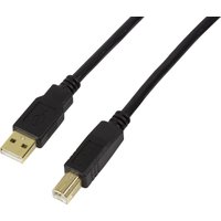 LogiLink USB 2.0 Aktives Verlängerungskabel, 10,0 m, schwarz