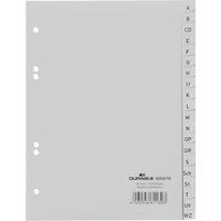 DURABLE Kunststoff-Register, A-Z, A5, PP, 20-teilig, grau – Bild 2