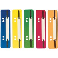 ELBA Heftstreifen, PP, rot, kurz, 35 x 150 mm, PP-Deckleiste