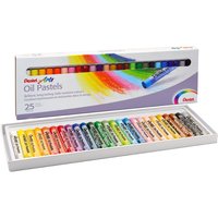 PentelArts Ölpastellkreide PHN4, 25er Kunststoff-Etui