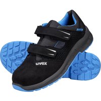 uvex 2 trend Sicherheits-Sandale S1P, schwarz/blau, Gr. 41