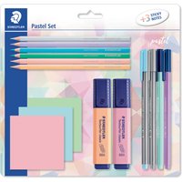 STAEDTLER Schreibset pastel, mit 3 Haftnotizblöcken