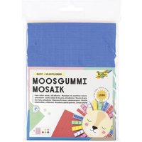 folia Moosgummi-Mosaik, Basic, selbstklebend, 1.596 Teile