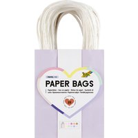 folia Papier-Tragetaschen PASTELL, Größe: M, farbig sortiert – Bild 2