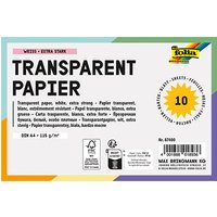 folia Transparentpapier, DIN A4, 115 g/qm, weiß
