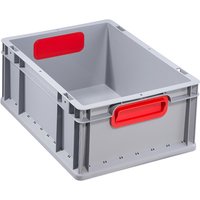 allit Transportbehälter ProfiPlus EuroBox 417, grau/rot – Bild 2