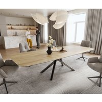 DELIFE Edge Esstisch Keramik ausziehbar