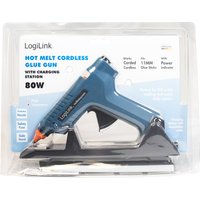 LogiLink Heißklebepistole, 80 Watt, kabellos, blau – Bild 2