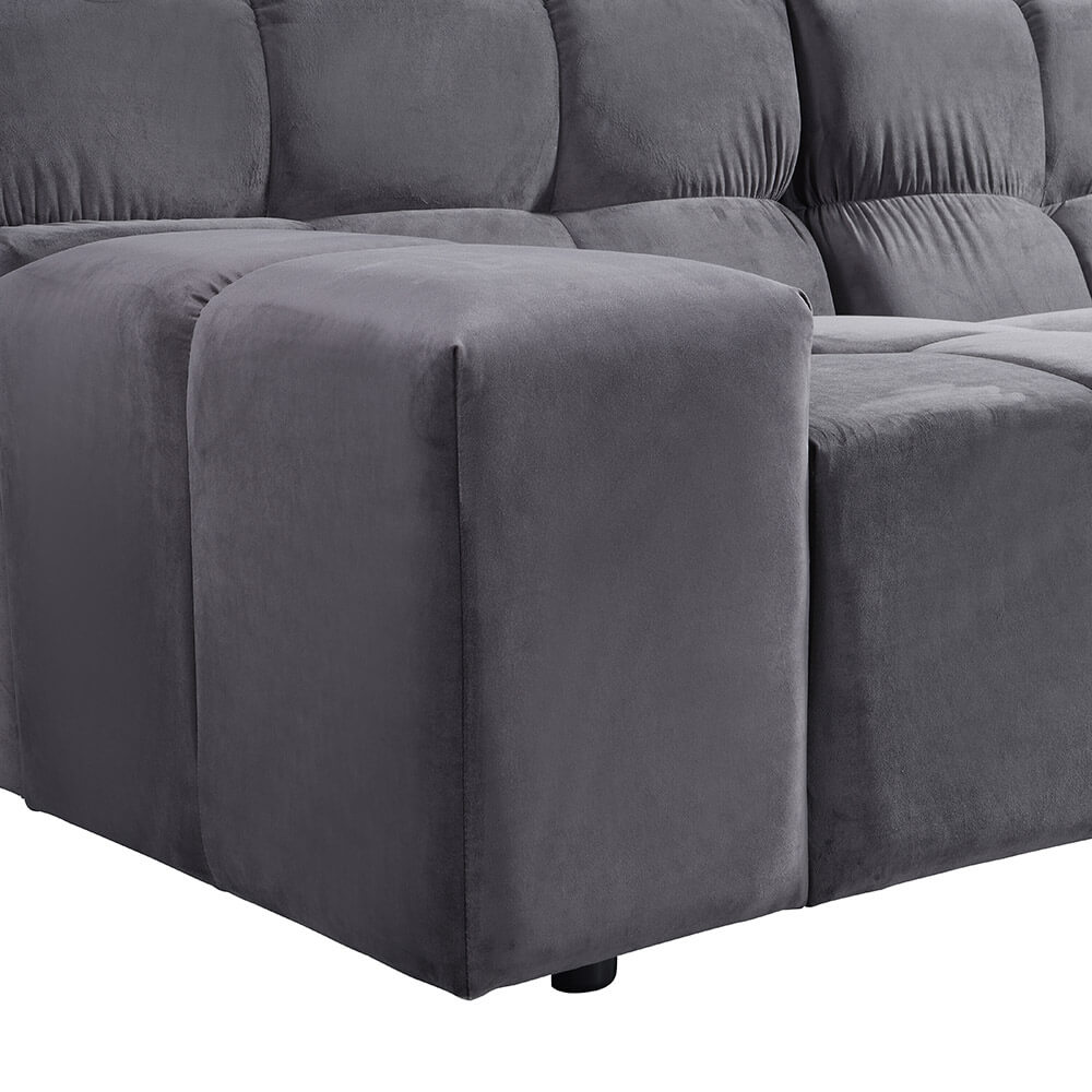 Home Deluxe 4058166314659 Sofa Anthrazit – Bild 6