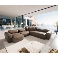 DELIFE Freestyle Pure Ecksofa Taupe