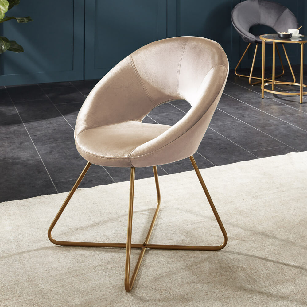 Home Deluxe 4058166184542 Samtstuhl – Bild 3