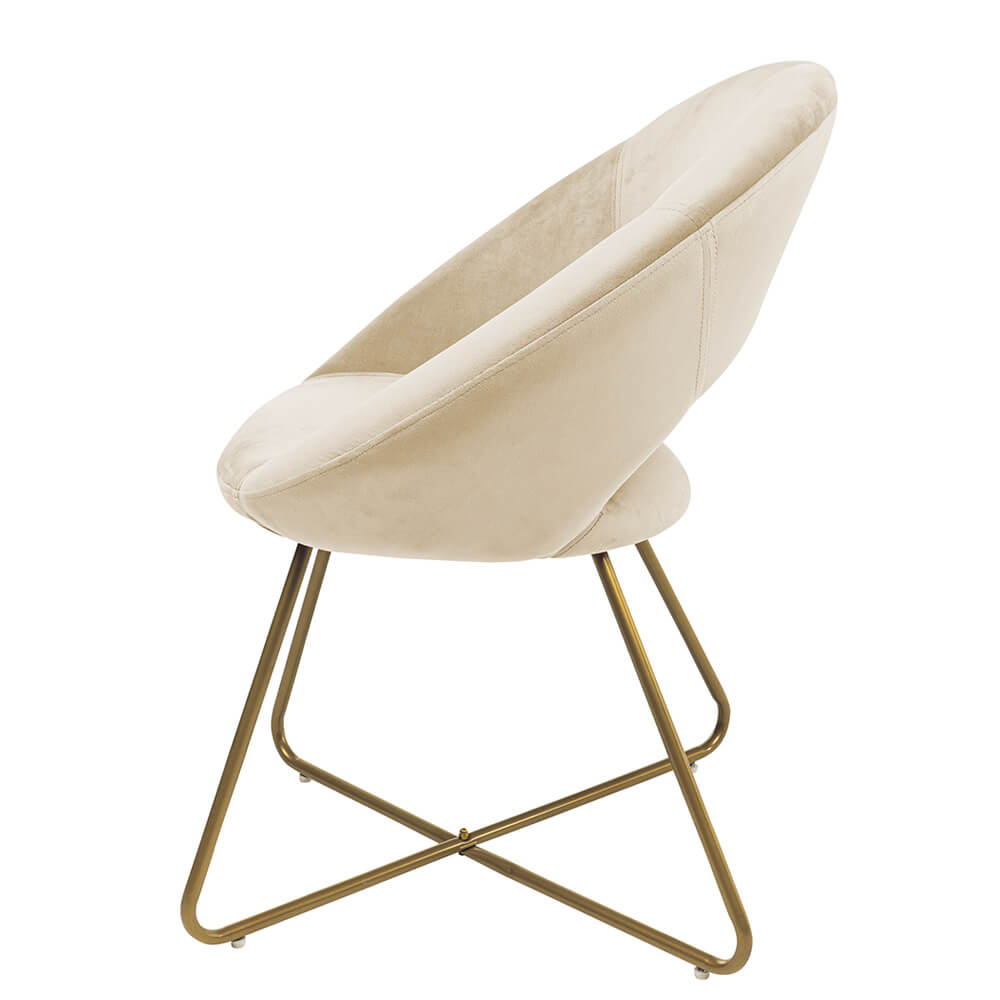 Home Deluxe 4058166184542 Samtstuhl – Bild 4