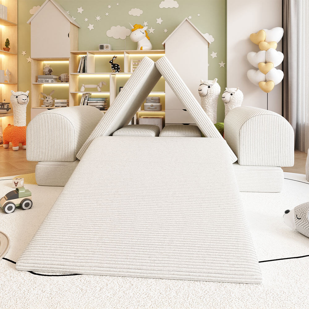 Home Deluxe 4058166414465 Spielsofa Beige – Bild 4