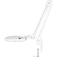 LogiLink LED-Lupenleuchte, mit Tischklemme, weiß