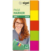 sigel Haftmarker Neon, 50 x 20 mm, 200 Blatt – Bild 2