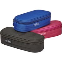 herlitz Schlamper-Etui, aus Nylon, schwarz