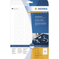 HERMA Ringetiketten SPECIAL, 49 x 10 mm, weiß