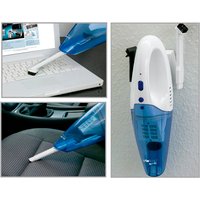 CLATRONIC Akku Hand-Staubsauger AKS 828, weiss/blau – Bild 2