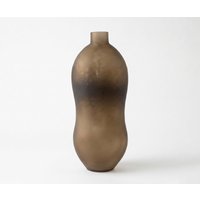 Vase Mireva B18 x T11 x H41 cm Glas Aurum Mundgeblasen