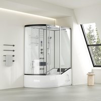 Home Deluxe 4260255471567 Dampfdusche Weiß