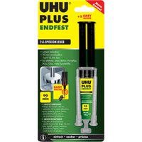 UHU 2-Komponenten-Klebstoff plus endfest, Doppelkammerspritze