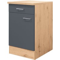 Unterschrank Tiago Grau/Braun 50 x 85 x 57 cm