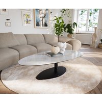 DELIFE Edge Couchtisch Oval 140x75 cm