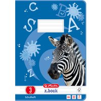 herlitz Schulheft x.book, DIN A4, Lineatur 3 / liniert