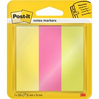Post-it Haftstreifen Page Marker, Papier, breit, Neonfarben – Bild 2