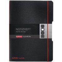 herlitz Notizheft my.book flex, A6, PP-Cover, schwarz – Bild 2