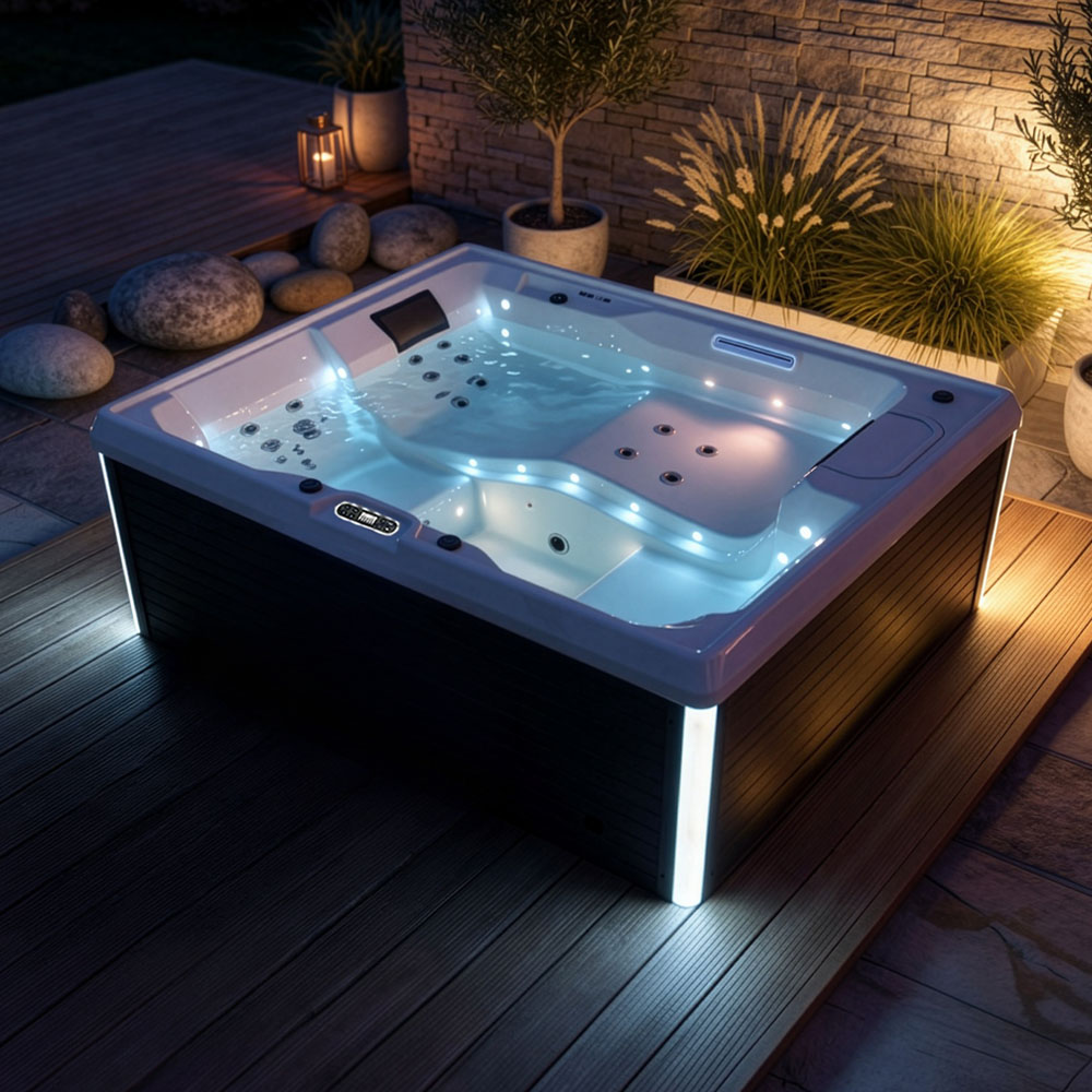 Outdoor Whirlpool STREAM PURE 211 x 156 cm für 3 Personen – Bild 3